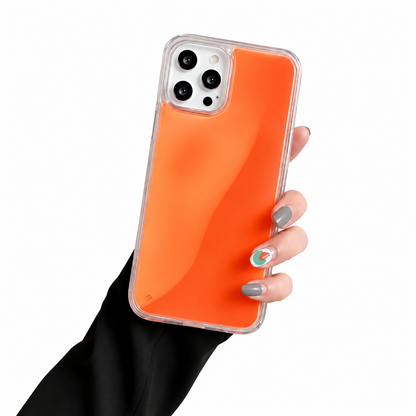 Luminous Sand Phone Case – Dynamic Glow Cover for iPhone