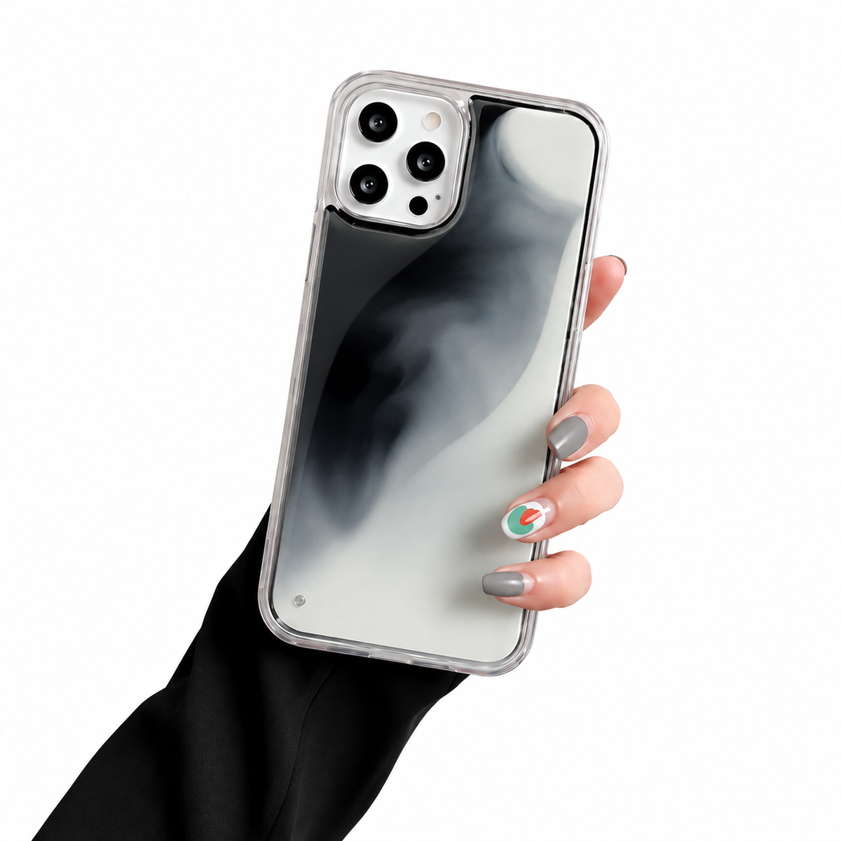 Luminous Sand Phone Case – Dynamic Glow Cover for iPhone