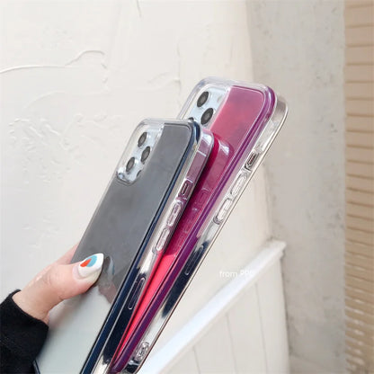 Luminous Quicksand Phone Case for Iphone 16 15 17 Pro Max Night Glow Gloss Dynamic Sand Liquid Back Cover Shell Hull Women Coque